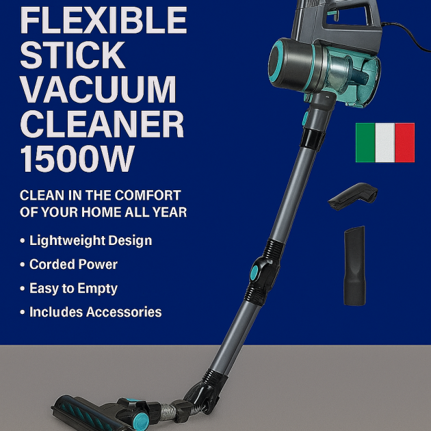 Aspirateurs pro flexible 1500W 🇮🇹