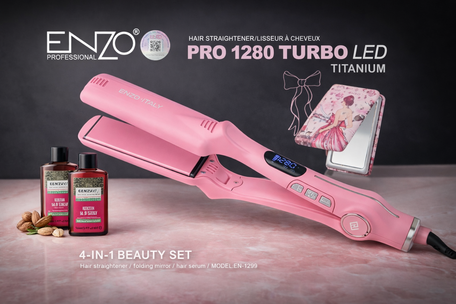 Lisseur Pro rose 🩷 1280F🇮🇹